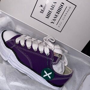 Maison Mihara Yasuhiro Peterson OG Sole Canvas Low Purple